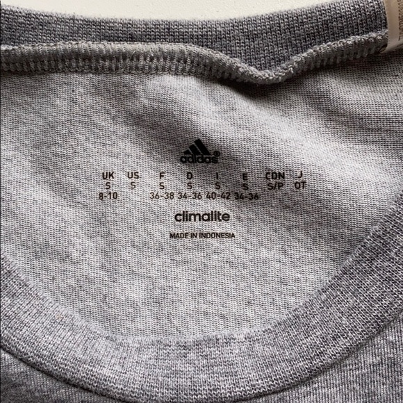Adidas Climalite Floral 3 Stripe Long Sleeve Top SZ S - Picture 5 of 5
